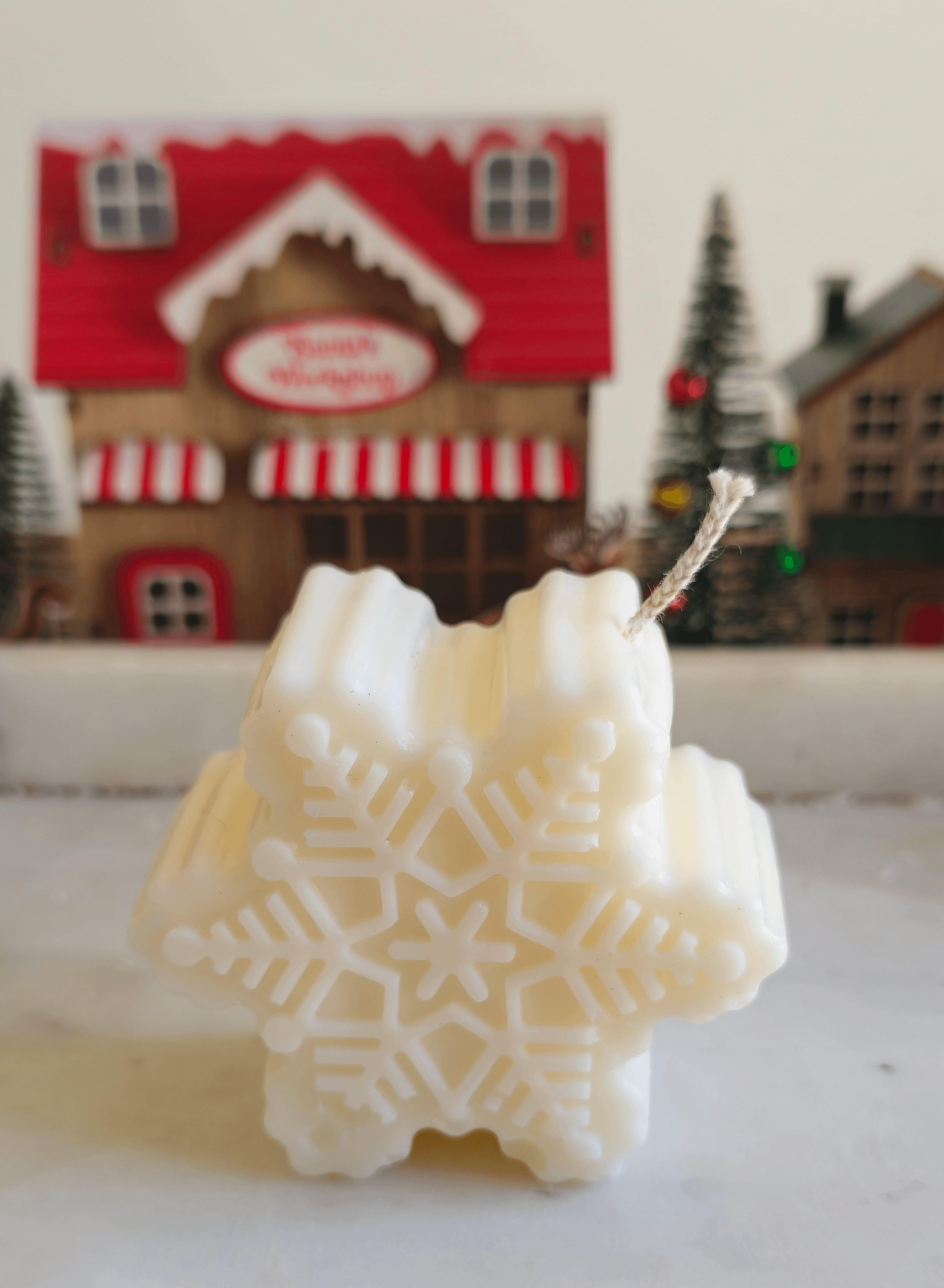 Snowflake Candle
